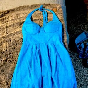 Blue dress